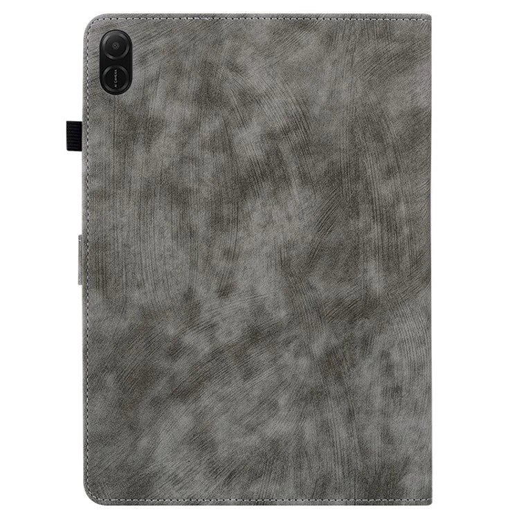 For Honor Pad X8a Cases Tiger Imprint Anti-Scratch PU Leather Tablet Cover