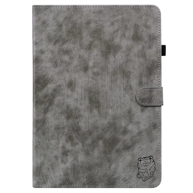 For Honor Pad X8a Cases Tiger Imprint Anti-Scratch PU Leather Tablet Cover