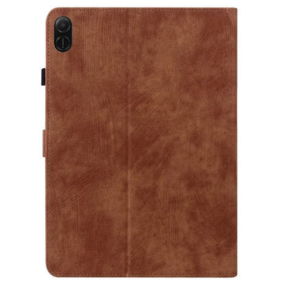 For Honor Pad X8a Cases Tiger Imprint Anti-Scratch PU Leather Tablet Cover