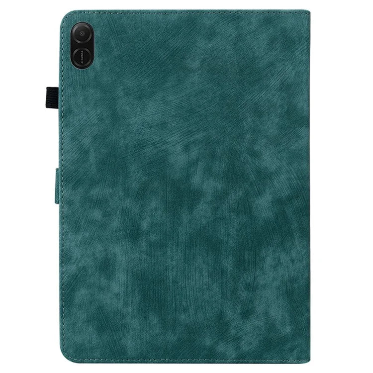 For Honor Pad X8a Cases Tiger Imprint Anti-Scratch PU Leather Tablet Cover
