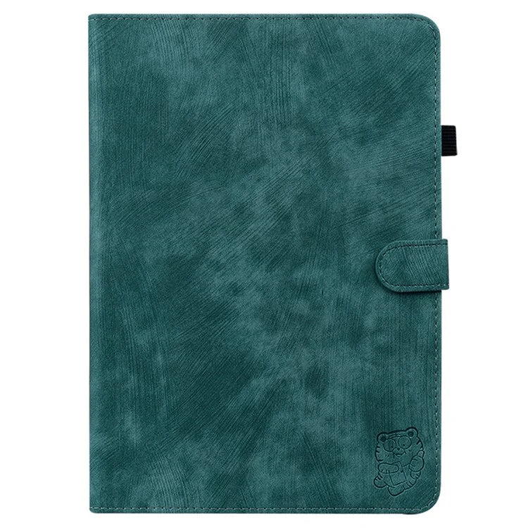 For Honor Pad X8a Cases Tiger Imprint Anti-Scratch PU Leather Tablet Cover