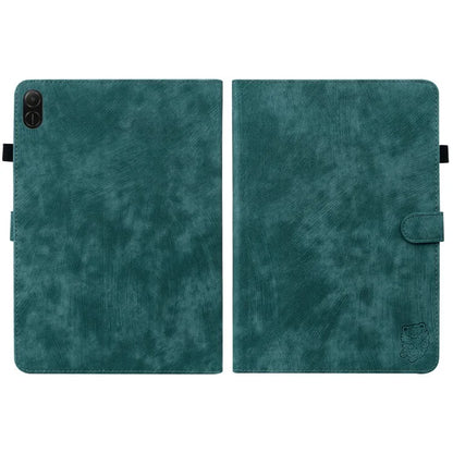 For Honor Pad X8a Cases Tiger Imprint Anti-Scratch PU Leather Tablet Cover