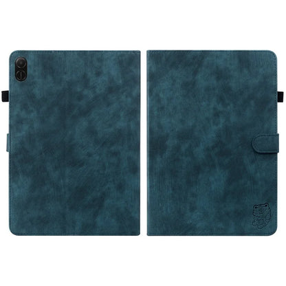 For Honor Pad X8a Cases Tiger Imprint Anti-Scratch PU Leather Tablet Cover