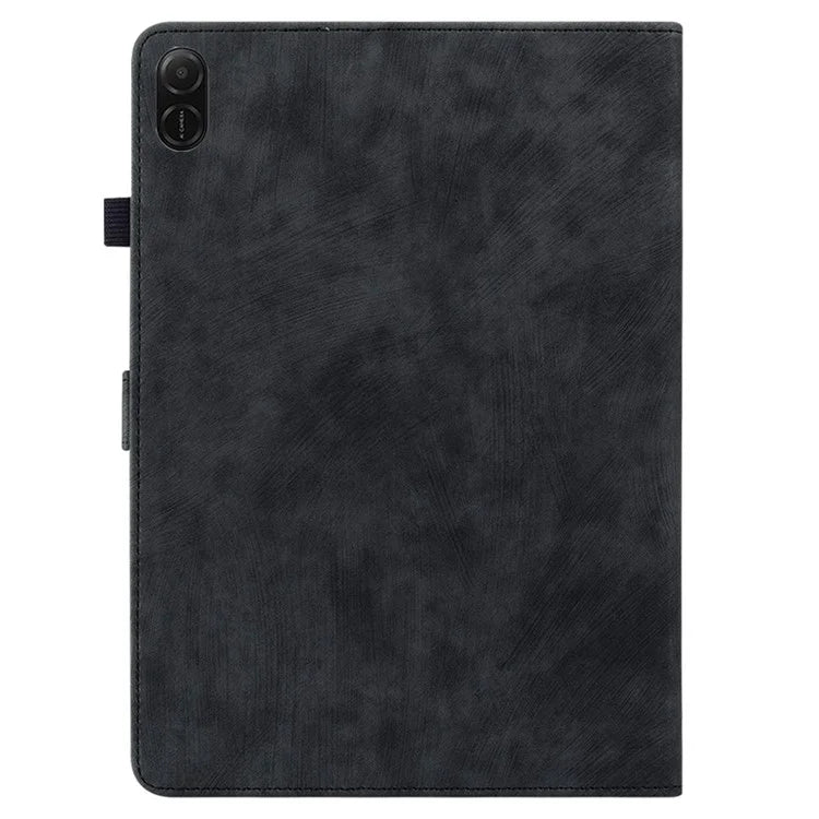 For Honor Pad X8a Cases Tiger Imprint Anti-Scratch PU Leather Tablet Cover