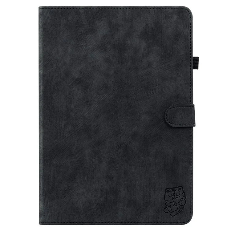 For Honor Pad X8a Cases Tiger Imprint Anti-Scratch PU Leather Tablet Cover
