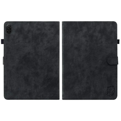For Honor Pad X8a Cases Tiger Imprint Anti-Scratch PU Leather Tablet Cover