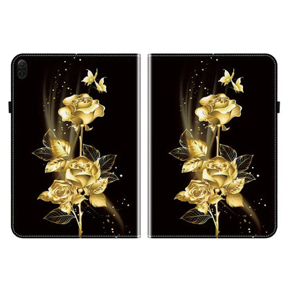 For Honor Pad X8a Leather Case Pattern Printed Stand Tablet Cover with Card Slots