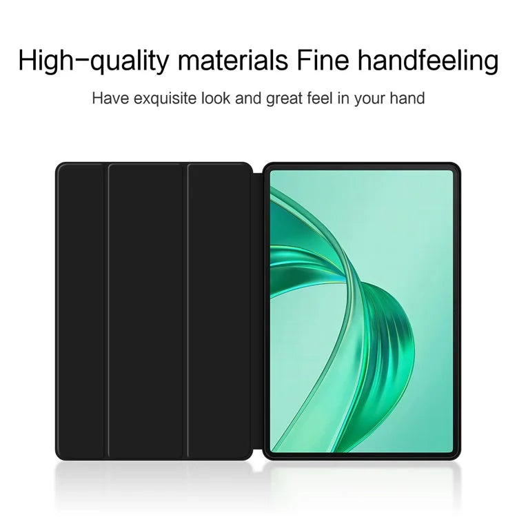 For Honor Pad X8a Case PU Leather TPU Back Trifold Stand Tablet Cover