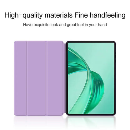 For Honor Pad X8a Case PU Leather TPU Back Trifold Stand Tablet Cover