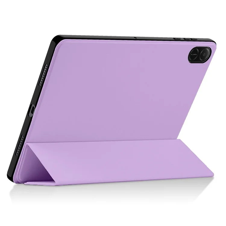 For Honor Pad X8a Case PU Leather TPU Back Trifold Stand Tablet Cover