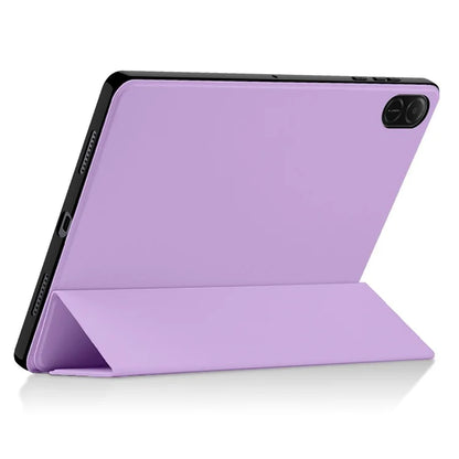 For Honor Pad X8a Case PU Leather TPU Back Trifold Stand Tablet Cover