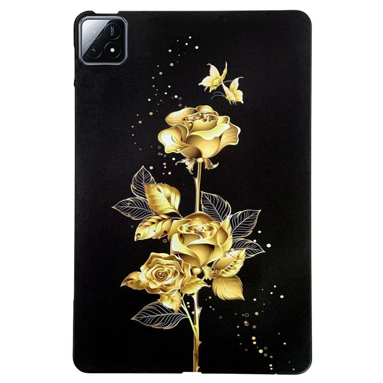 For Xiaomi Pad 6S Pro 12.4 TPU Case Pattern Printing Slim Tablet Protective Cover