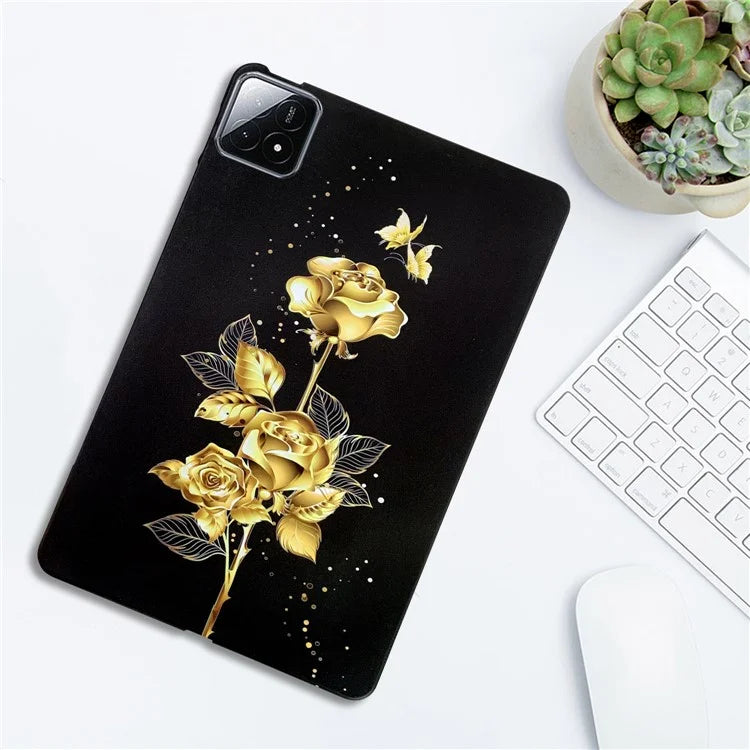 For Xiaomi Pad 6S Pro 12.4 TPU Case Pattern Printing Slim Tablet Protective Cover