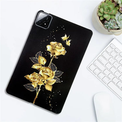 For Xiaomi Pad 6S Pro 12.4 TPU Case Pattern Printing Slim Tablet Protective Cover