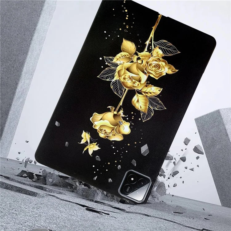 For Xiaomi Pad 6S Pro 12.4 TPU Case Pattern Printing Slim Tablet Protective Cover