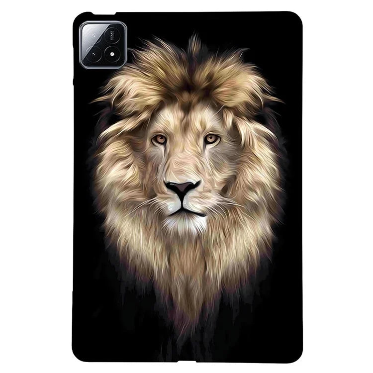 For Xiaomi Pad 6S Pro 12.4 TPU Case Pattern Printing Slim Tablet Protective Cover