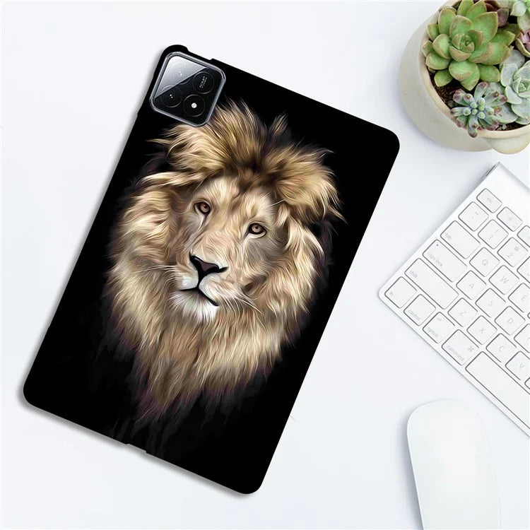For Xiaomi Pad 6S Pro 12.4 TPU Case Pattern Printing Slim Tablet Protective Cover