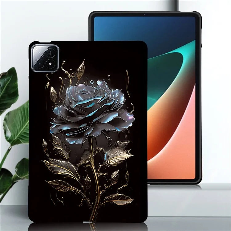 For Xiaomi Pad 6S Pro 12.4 TPU Case Pattern Printing Slim Tablet Protective Cover