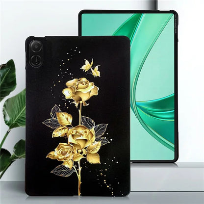 For Honor Pad X8a TPU Case Pattern Printing Slim Tablet Protective Cover