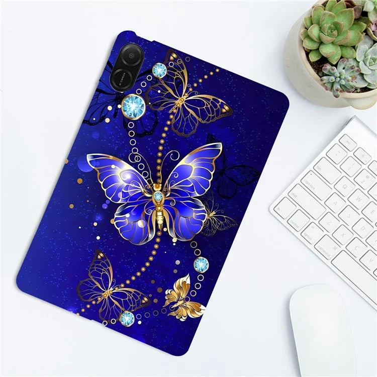 For Honor Pad X8a TPU Case Pattern Printing Slim Tablet Protective Cover