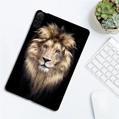 For Honor Pad X8a TPU Case Pattern Printing Slim Tablet Protective Cover