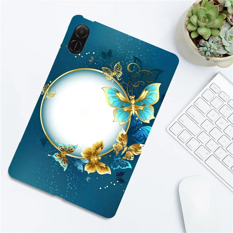 For Honor Pad X8a TPU Case Pattern Printing Slim Tablet Protective Cover