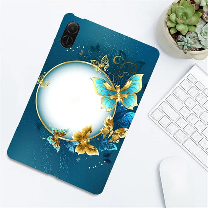 For Honor Pad X8a TPU Case Pattern Printing Slim Tablet Protective Cover