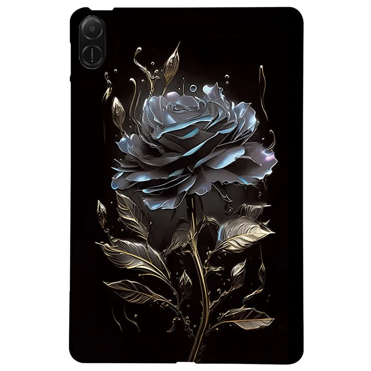 For Honor Pad X8a TPU Case Pattern Printing Slim Tablet Protective Cover