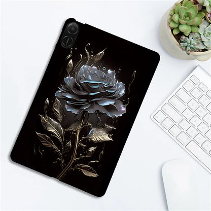 For Honor Pad X8a TPU Case Pattern Printing Slim Tablet Protective Cover