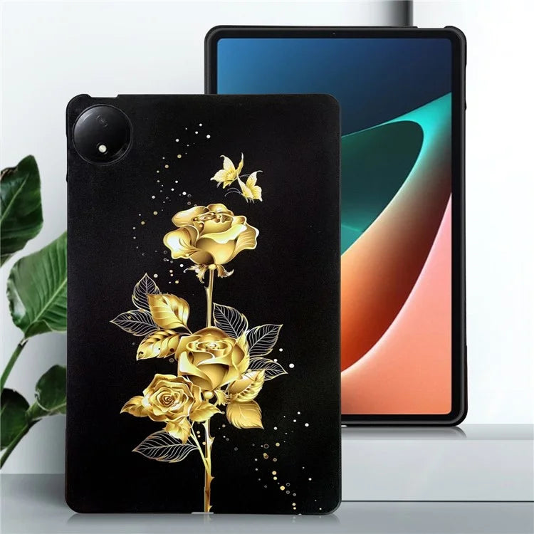 For Xiaomi Redmi Pad SE 4G TPU Case Pattern Printing Slim Tablet Protective Cover