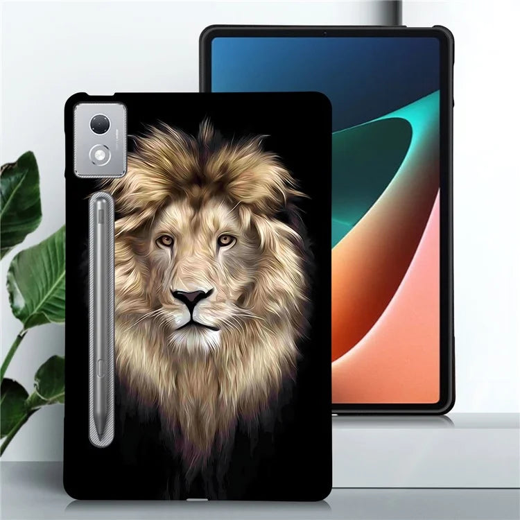 For Lenovo Tab P12 Pro 12.7 2025 / Xiaoxin Pad Pro 12.7 (2025) TPU Case Pattern Printing Slim Tablet Protective Cover