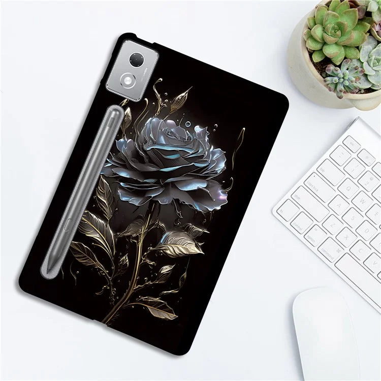 For Lenovo Tab P12 Pro 12.7 2025 / Xiaoxin Pad Pro 12.7 (2025) TPU Case Pattern Printing Slim Tablet Protective Cover