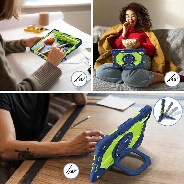 For Huawei MatePad Air 12 (2024) Case Silicone+PC Kickstand Tablet Cover