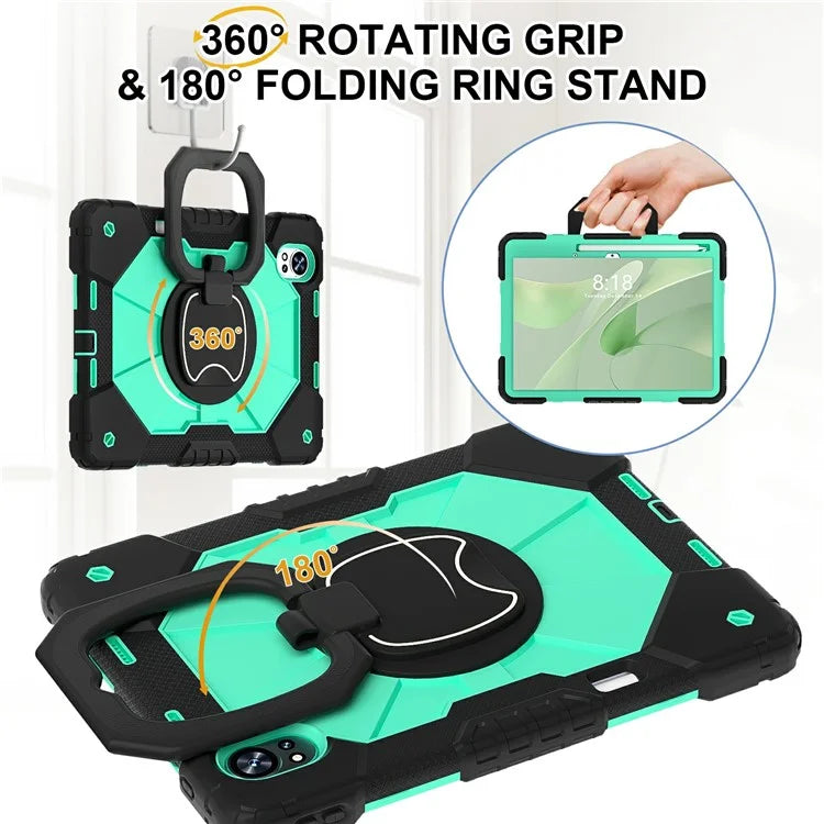 For Huawei MatePad Air 12 (2024) Case Silicone+PC Kickstand Tablet Cover