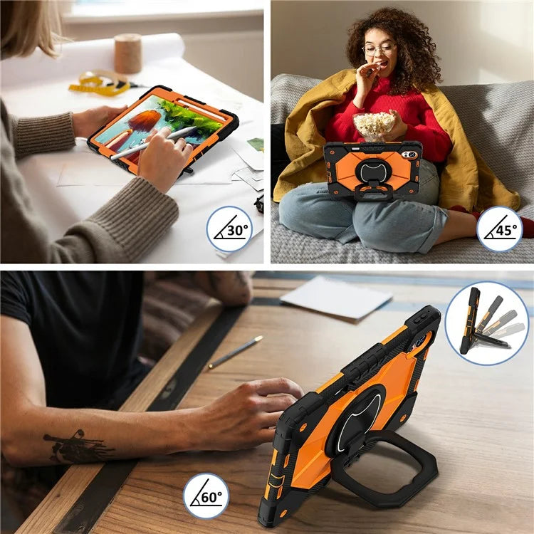 For Huawei MatePad Air 12 (2024) Case Silicone+PC Kickstand Tablet Cover