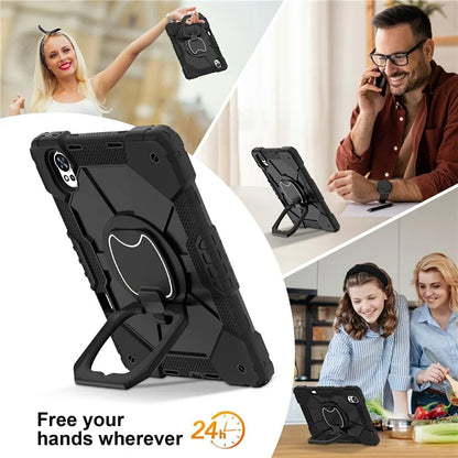 For Huawei MatePad Air 12 (2024) Case Silicone+PC Kickstand Tablet Cover