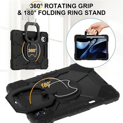For Huawei MatePad Air 12 (2024) Case Silicone+PC Kickstand Tablet Cover