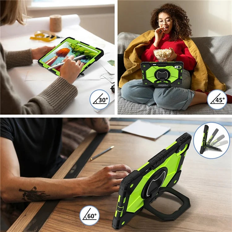 For Huawei MatePad Air 12 (2024) Case Silicone+PC Kickstand Tablet Cover