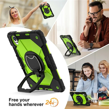 For Huawei MatePad Air 12 (2024) Case Silicone+PC Kickstand Tablet Cover
