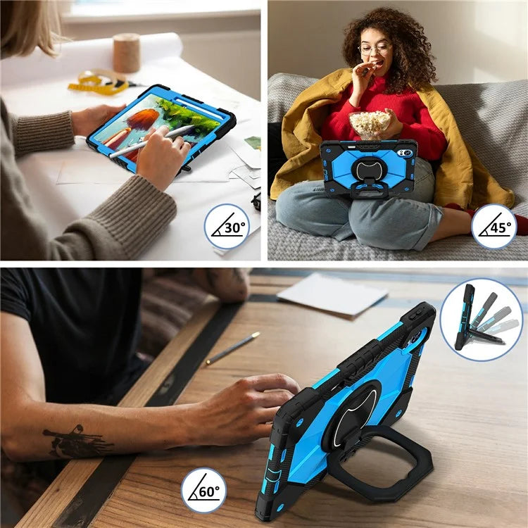 For Huawei MatePad Air 12 (2024) Case Silicone+PC Kickstand Tablet Cover