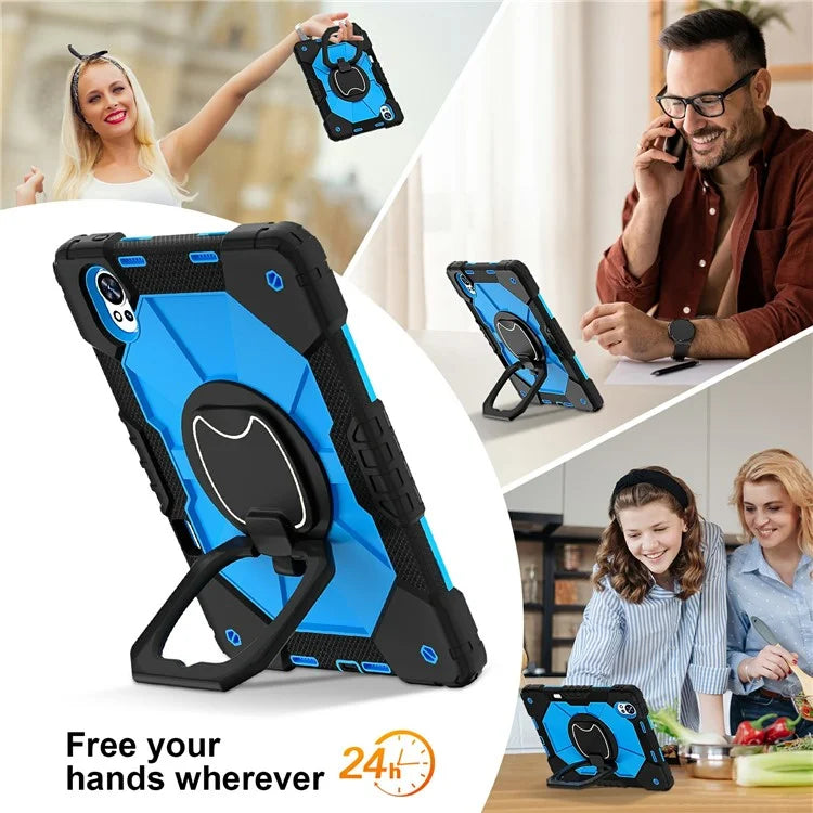 For Huawei MatePad Air 12 (2024) Case Silicone+PC Kickstand Tablet Cover
