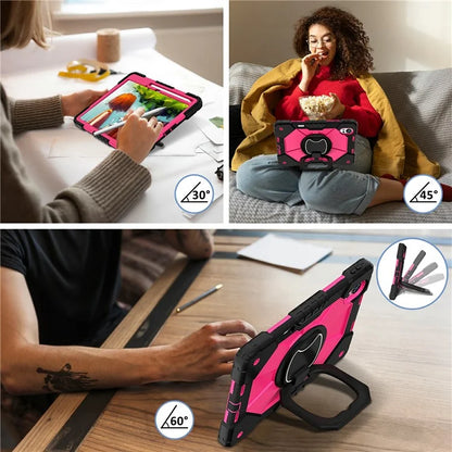 For Huawei MatePad Air 12 (2024) Case Silicone+PC Kickstand Tablet Cover