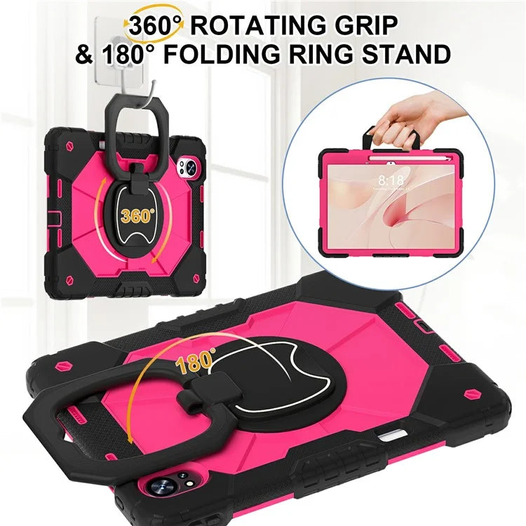 For Huawei MatePad Air 12 (2024) Case Silicone+PC Kickstand Tablet Cover