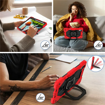 For Huawei MatePad Air 12 (2024) Case Silicone+PC Kickstand Tablet Cover