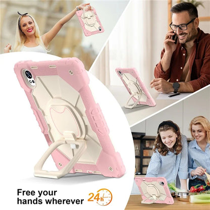 For Huawei MatePad Air 12 (2024) Case Silicone+PC Kickstand Tablet Cover