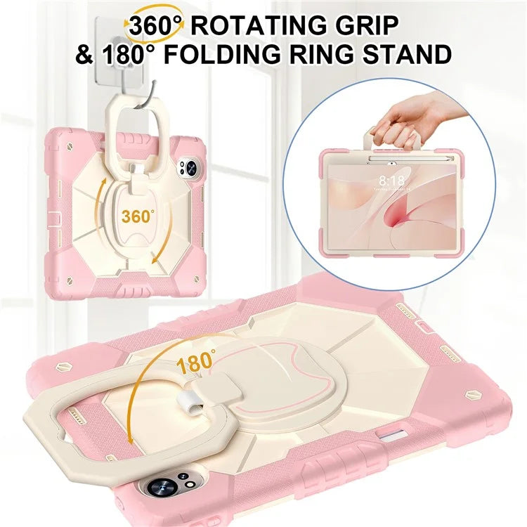 For Huawei MatePad Air 12 (2024) Case Silicone+PC Kickstand Tablet Cover