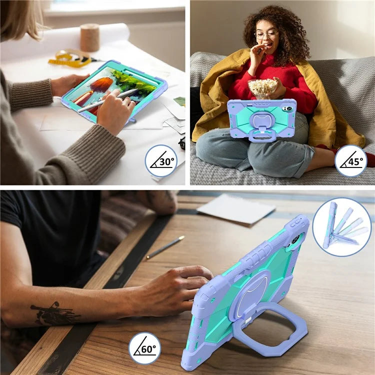 For Huawei MatePad Air 12 (2024) Case Silicone+PC Kickstand Tablet Cover