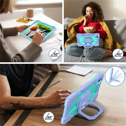 For Huawei MatePad Air 12 (2024) Case Silicone+PC Kickstand Tablet Cover