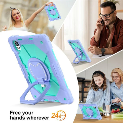 For Huawei MatePad Air 12 (2024) Case Silicone+PC Kickstand Tablet Cover