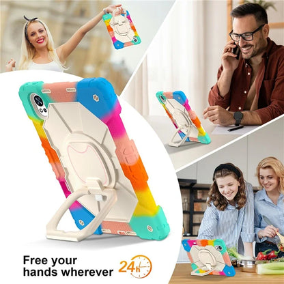 For Huawei MatePad Air 12 (2024) Case Silicone+PC Kickstand Tablet Cover